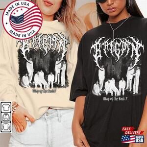 Bts Kpop Shirt Heavy Metal Map Of The Soul 7 Tee Jin Suga J Unisex T-Shirt